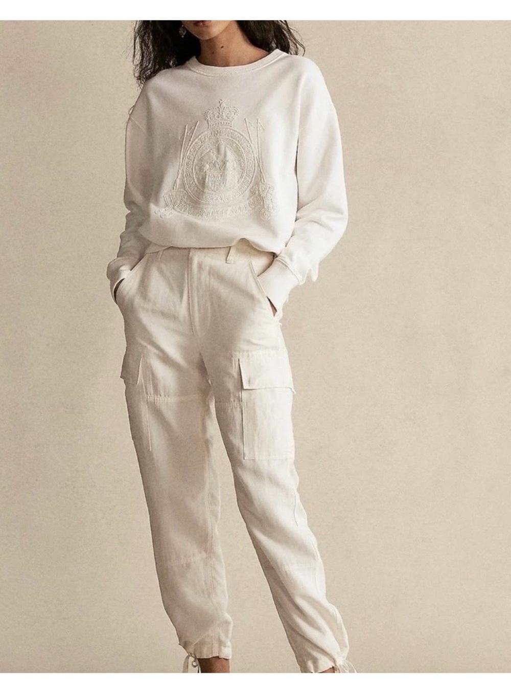 Banana Republic 100% Silk Cargo Pants